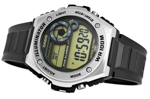 Zegarek Casio MWD-100H-9AVEF 10 BAR Do pływania Unisex Zegarek Casio MWD-100H-9AVEF 10 BAR Do pływania Unisex