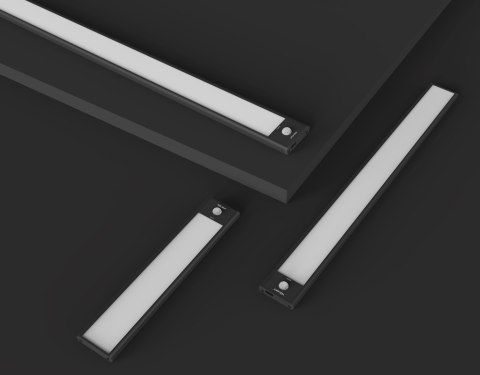 Lampka do szafy z czujnikiem ruchu Yeelight Closet Light 40cm (Czarny) 4000K Lampka do szafy z czujnikiem ruchu Yeelight Closet Light 40cm (Czarny) 4000K