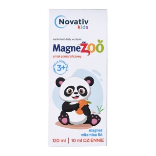 Novativ Kids Magnezoo płyn pomarańczowy 120ml