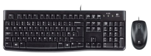 Zestaw klawiatura + mysz membranowa Logitech MK120 920-002563 (USB 2.0; (US); kolor czarny; optyczna) Zestaw klawiatura + mysz membranowa Logitech MK120 920-002563 (USB 2.0; (US); kolor czarny; optyczna)