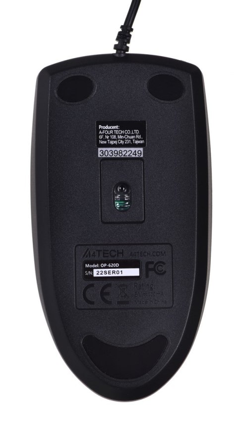 Mysz A4 Tech EVO Opto Ecco OP-620D czarna A4TMYS30398 Mysz A4 Tech EVO Opto Ecco OP-620D czarna A4TMYS30398