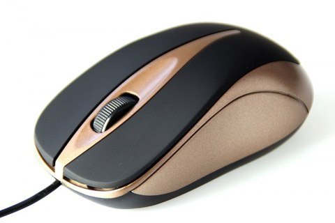 Mysz Media tech MT1091MO (optyczna; 800 DPI; kolor mosiądzu) Mysz Media tech MT1091MO (optyczna; 800 DPI; kolor mosiądzu)