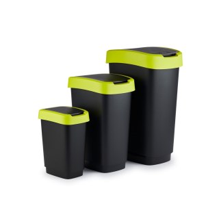 Rotho kosz na śmieci obrotowy TWIST limonkowy 25L