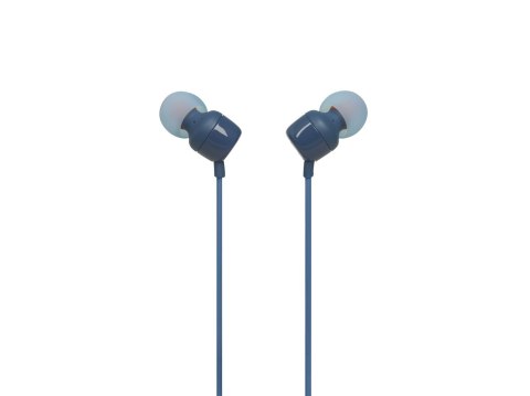 Słuchawki JBL T110 (niebieskie, z mikrofonem) Słuchawki JBL T110 (niebieskie, z mikrofonem)