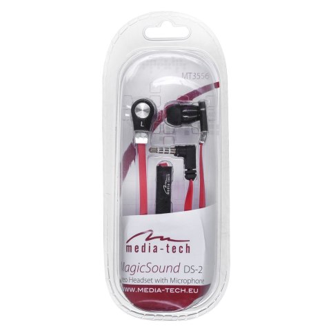 Słuchawki z mikrofonem Media tech MT3556R (kolor czarny) Słuchawki z mikrofonem Media tech MT3556R (kolor czarny)