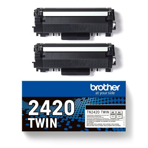 Brother TN-2420TWIN kaseta z tonerem 2 szt. Oryginalny Brother TN-2420TWIN kaseta z tonerem 2 szt. Oryginalny