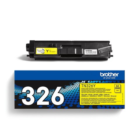 Brother TN-326Y kaseta z tonerem 1 szt. Oryginalny Żółty Brother TN-326Y kaseta z tonerem 1 szt. Oryginalny Żółty