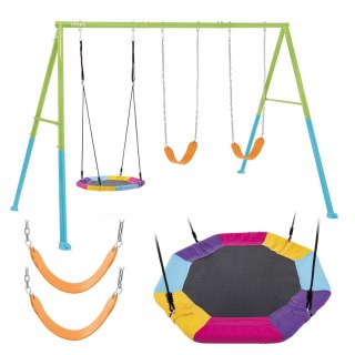 Huśtawka potrójna plac zabaw bocianie gniazdo Intex 44133