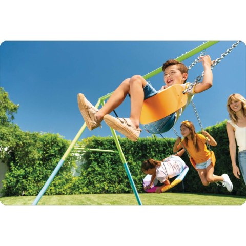 Huśtawka potrójna plac zabaw bocianie gniazdo Intex 44133