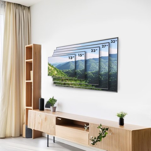 MACLEAN UCHWYT DO TELEWIZORA LUB MONITORA MAX. VESA 100X100, 13-32", 30KG, CZARNY MC-417 MACLEAN UCHWYT DO TELEWIZORA LUB MONITORA MAX. VESA 100X100, 13-32", 30KG, CZARNY MC-417