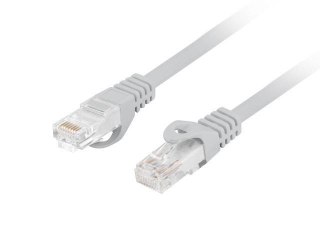 Patchcord Lanberg UTP kat.6 15m LSZH CU fluke passed szary