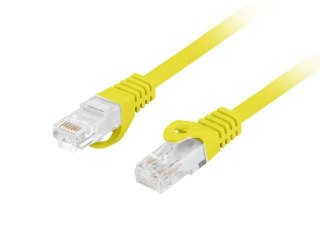 Patchcord Lanberg UTP kat.6 1m LSZH CU fluke passed żółty