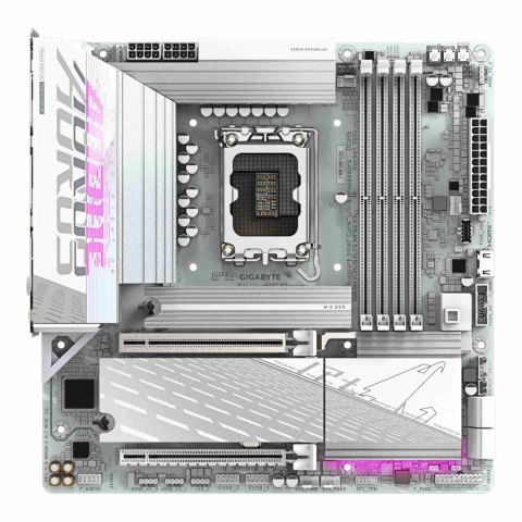 Płyta Gigabyte B860M A ELT WF6E ICE /B860/DDR5/SATA3/M.2/USB4/WiFi/BT/PCIe5.0/s.1851/M-ATX Płyta Gigabyte B860M A ELT WF6E ICE /B860/DDR5/SATA3/M.2/USB4/WiFi/BT/PCIe5.0/s.1851/M-ATX