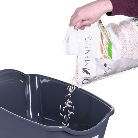 DIAMENTIQ kuweta BAILA jasnoszary/ciemnoszary - kuweta dla kota