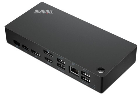 Lenovo ThinkPad Universal USB-C Smart Dock Przewodowa Thunderbolt 4 Czarny Lenovo ThinkPad Universal USB-C Smart Dock Przewodowa Thunderbolt 4 Czarny