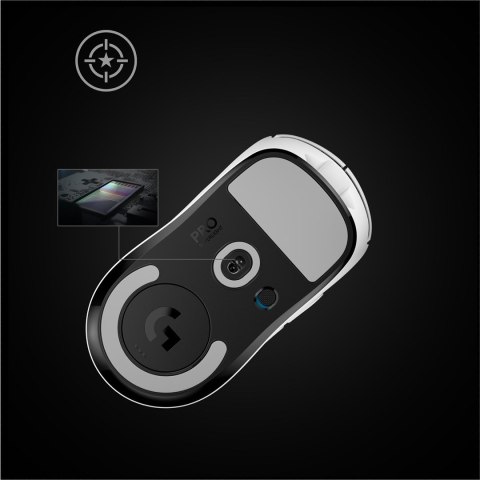 Logitech G 910-005942 myszka Gaming Po prawej stronie RF Wireless 25600 DPI