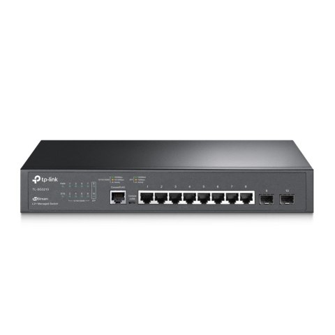 TP-Link JetStream TL-SG3210 łącza sieciowe Zarządzany L2/L3 Gigabit Ethernet (10/100/1000) 1U Czarny TP-Link JetStream TL-SG3210 łącza sieciowe Zarządzany L2/L3 Gigabit Ethernet (10/100/1000) 1U Czarny