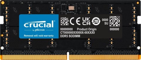Crucial CT32G48C40S5 moduł pamięci 32 GB 1 x 32 GB DDR5 4800 MHz Crucial CT32G48C40S5 moduł pamięci 32 GB 1 x 32 GB DDR5 4800 MHz