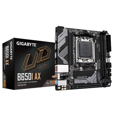 MB AMD B650 SAM5 MITX/B650I AX GIGABYTE MB AMD B650 SAM5 MITX/B650I AX GIGABYTE