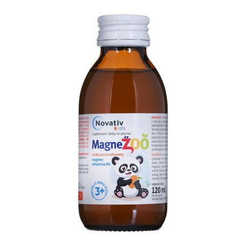 Novativ Kids Magnezoo płyn pomarańczowy 120ml