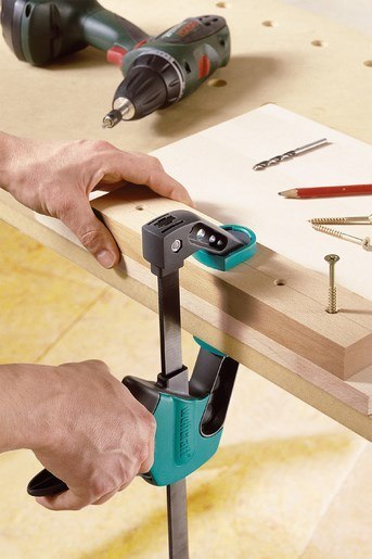 Wolfcraft GmbH EHZ Easy Zacisk stolarski Szary, Turkusowy