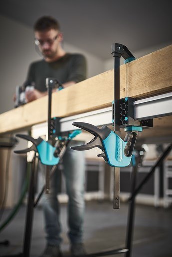 Wolfcraft GmbH EHZ Easy Zacisk stolarski Szary, Turkusowy