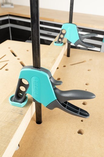 Wolfcraft GmbH EHZ Easy Zacisk stolarski Szary, Turkusowy