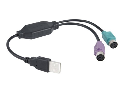 Adapter GEMBIRD UAPS12-BK USB - 2x PS/2 Adapter GEMBIRD UAPS12-BK USB - 2x PS/2