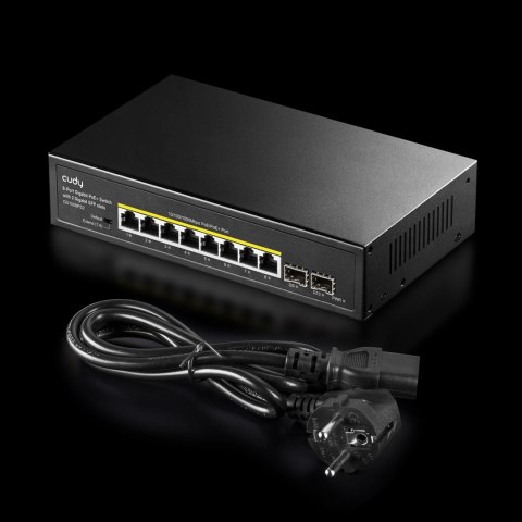 Switch CUDY GS1008PS2 8-Port Gigabit PoE+ 120W 2xSFP Switch CUDY GS1008PS2 8-Port Gigabit PoE+ 120W 2xSFP