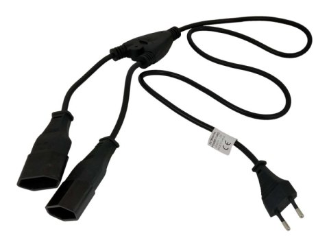 Kabel zasilający AKYGA 1x Europlug (przez CEE 7/16) - męski (wejście) 1.2m. AK-RD-05A Kabel zasilający AKYGA 1x Europlug (przez CEE 7/16) - męski (wejście) 1.2m. AK-RD-05A