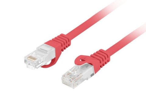 Patchcord Lanberg UTP kat.6 0,25m LSZH CU fluke passed czerwony Patchcord Lanberg UTP kat.6 0,25m LSZH CU fluke passed czerwony