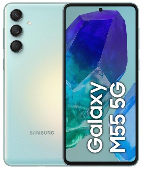 Smartphone SAMSUNG Galaxy M55 5G 8/128 GB Zielony 128 GB Zielony SM-M556ELGAEUE Smartphone SAMSUNG Galaxy M55 5G 8/128 GB Zielony 128 GB Zielony SM-M556ELGAEUE