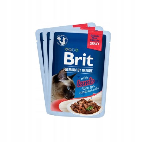 Brit Premium dla kotów sterylizowanych saszetki w sosie mix smaków 12x85 Brit Premium dla kotów sterylizowanych saszetki w sosie mix smaków 12x85