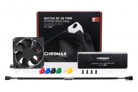 Wentylator NOCTUA NF-A8 PWM chromax.black.swap Wentylator NOCTUA NF-A8 PWM chromax.black.swap