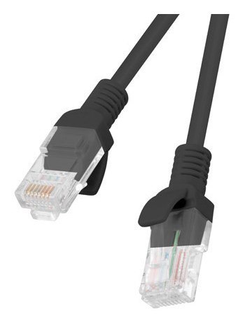 PATCHCORD KAT.5E UTP 1M CZARNY FLUKE PASSED LANBERG 10-PACK PATCHCORD KAT.5E UTP 1M CZARNY FLUKE PASSED LANBERG 10-PACK