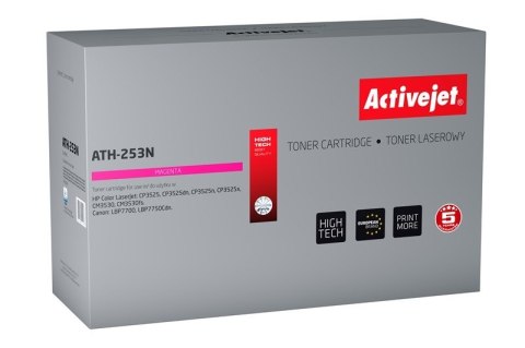 Activejet ATH-253N Toner (zamiennik HP 504A CE253A, Canon CRG-723M; Supreme; 7000 stron; czerwony) Activejet ATH-253N Toner (zamiennik HP 504A CE253A, Canon CRG-723M; Supreme; 7000 stron; czerwony)