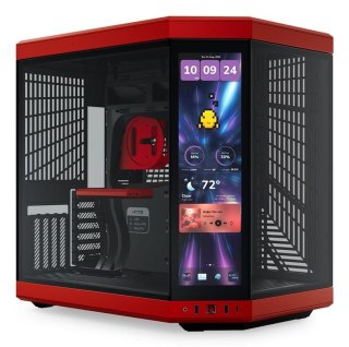 HYTE Y70 Touch Infinite Midi Tower Czarny, Kolor wiśniowy