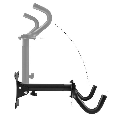 MACLEAN ROWEROWY UCHWYT ŚCIENNY POZIOMY, STAL, MAX. OBCIĄŻENIE 30KG MC-484