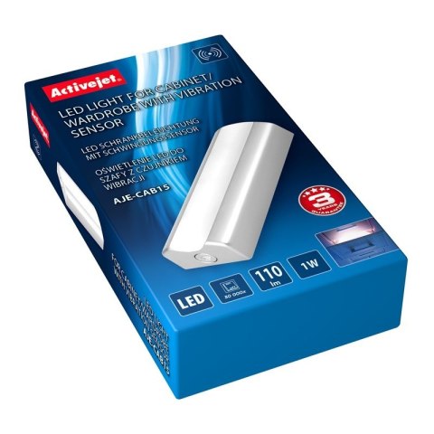 Oświetlenie LED z czujnikiem wibracji Activejet (1 W) Oświetlenie LED z czujnikiem wibracji Activejet (1 W)
