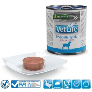 FARMINA Vet Life Dog Hypoallergenic Duck&Potato - mokra karma dla psa - 300 g