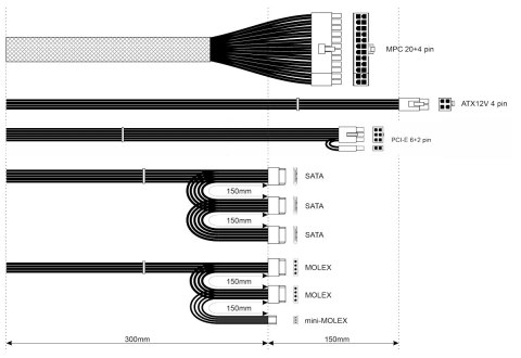 Zasilacz Akyga AK-B1-500 (500 W; Pasywne; 120 mm) Zasilacz Akyga AK-B1-500 (500 W; Pasywne; 120 mm)