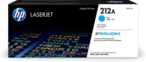 HP 212A Oryginalny wkład z błękitnym tonerem LaserJet HP 212A Oryginalny wkład z błękitnym tonerem LaserJet