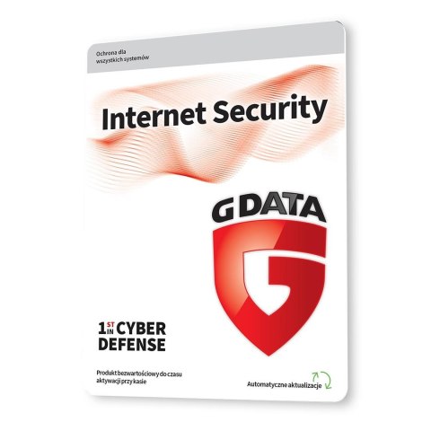 Oprogramowanie G DATA Internet Security 3PC 3lata karta-klucz