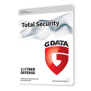 Oprogramowanie G DATA Total Security 1PC 3lata karta-klucz
