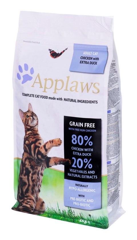 APPLAWS CAT Kurczak i Kaczka - karma dla kota z wysoką zawartością mięsa - 2kg APPLAWS CAT Kurczak i Kaczka - karma dla kota z wysoką zawartością mięsa - 2kg