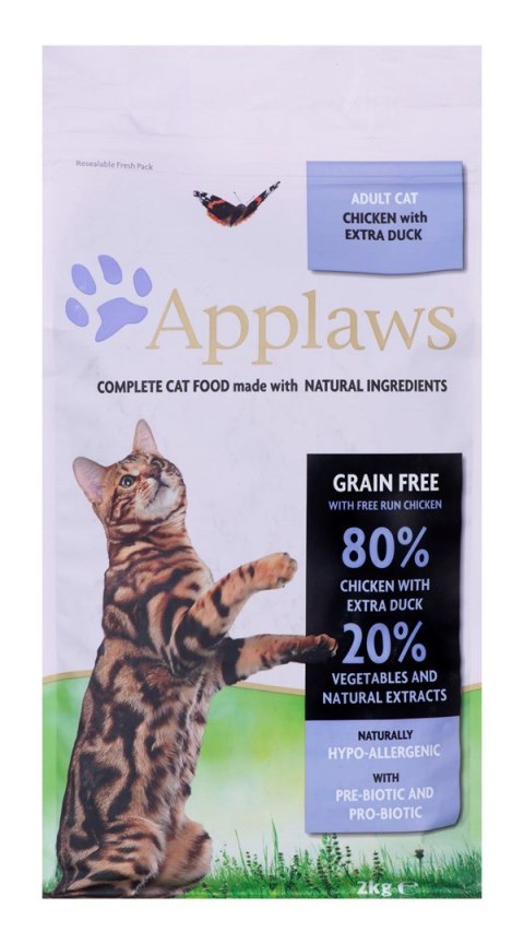 APPLAWS CAT Kurczak i Kaczka - karma dla kota z wysoką zawartością mięsa - 2kg APPLAWS CAT Kurczak i Kaczka - karma dla kota z wysoką zawartością mięsa - 2kg