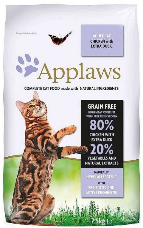 APPLAWS CAT Kurczak i Kaczka - karma dla kota z wysoką zawartością mięsa - 7,5kg APPLAWS CAT Kurczak i Kaczka - karma dla kota z wysoką zawartością mięsa - 7,5kg