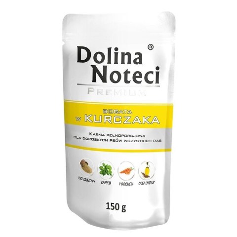 DOLINA NOTECI Premium bogata w kurczaka - mokra karma dla psa - 150g DOLINA NOTECI Premium bogata w kurczaka - mokra karma dla psa - 150g