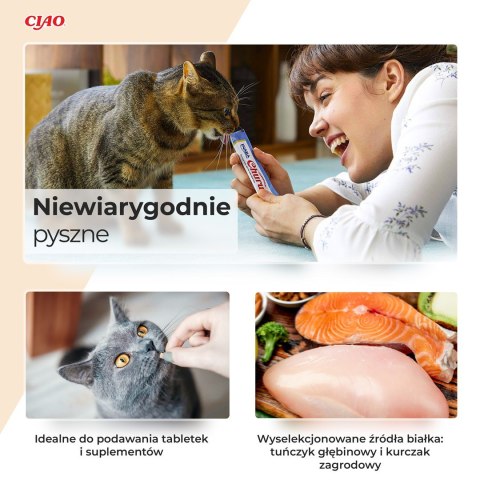 INABA CHURU Varietes Tuńczyk Owoce m- kot 40x14 g INABA CHURU Varietes Tuńczyk Owoce m- kot 40x14 g