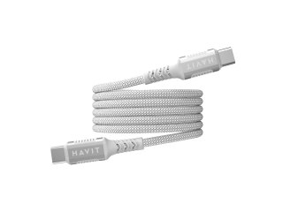 Kabel magnetyczny Havit Typ C-Typ C CB6297 (biały)